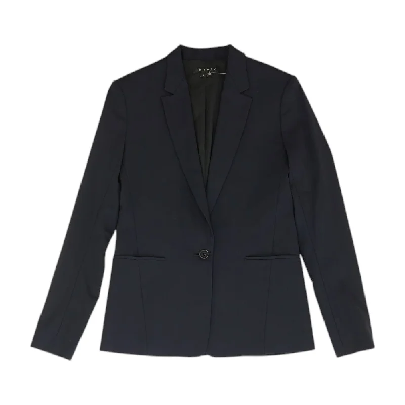 Navy Solid Blazer