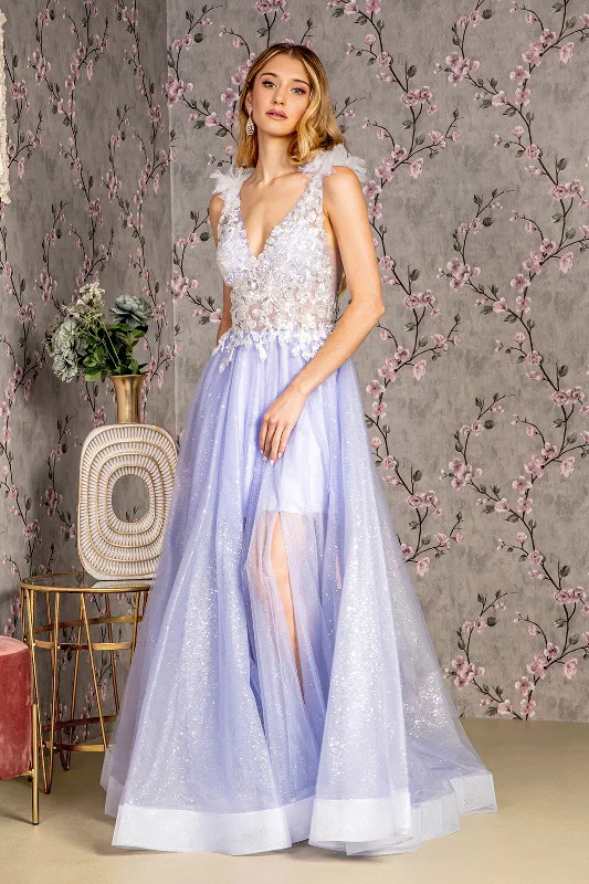 Long Formal A Line Prom Dress