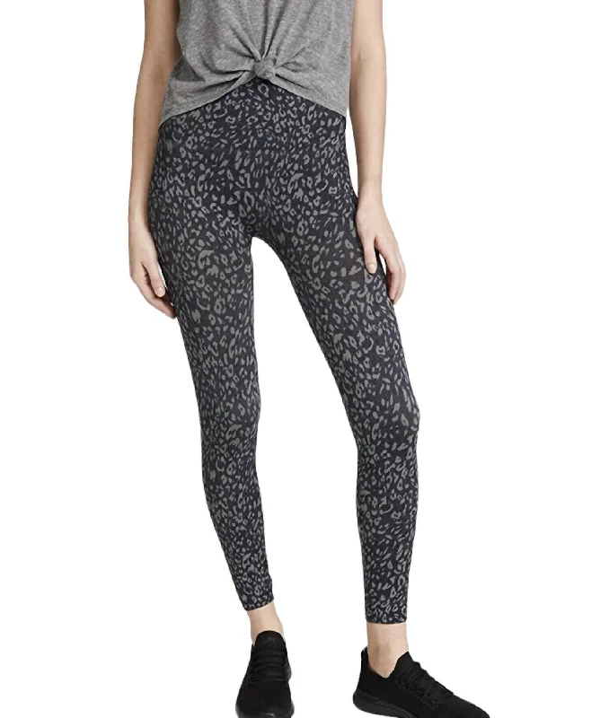 Look At Me Now Leggings In Indigo Leopard