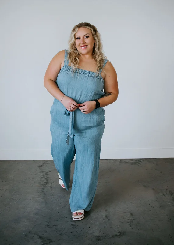 Curvy Denim Dream Jumpsuit