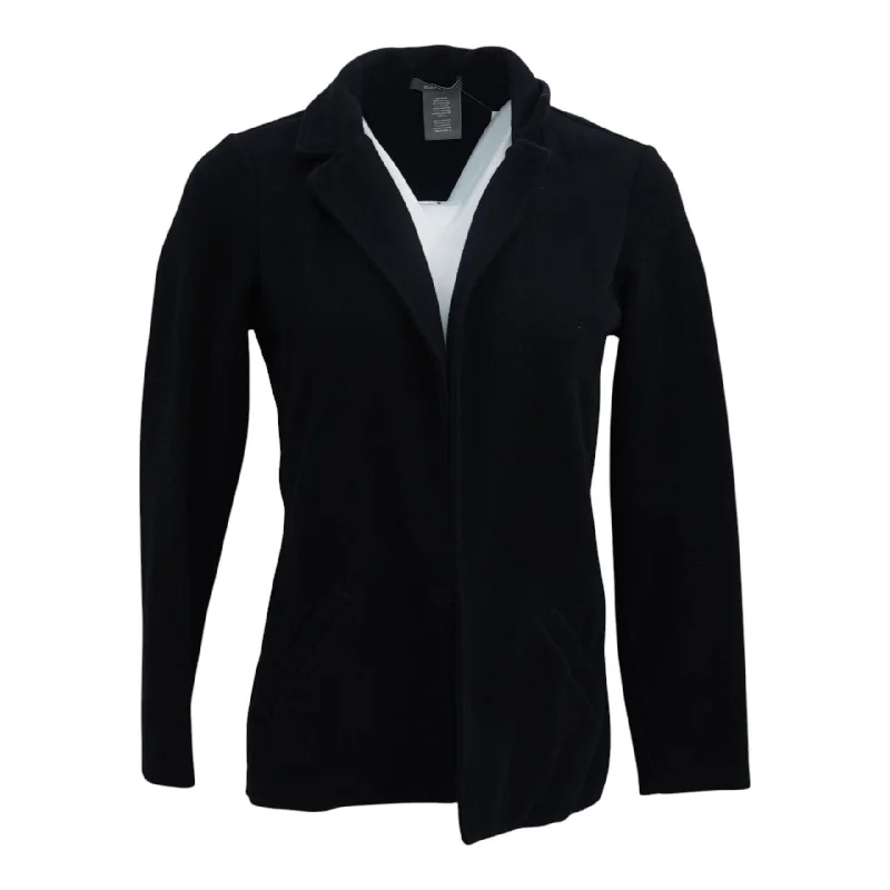 Black Solid Blazer