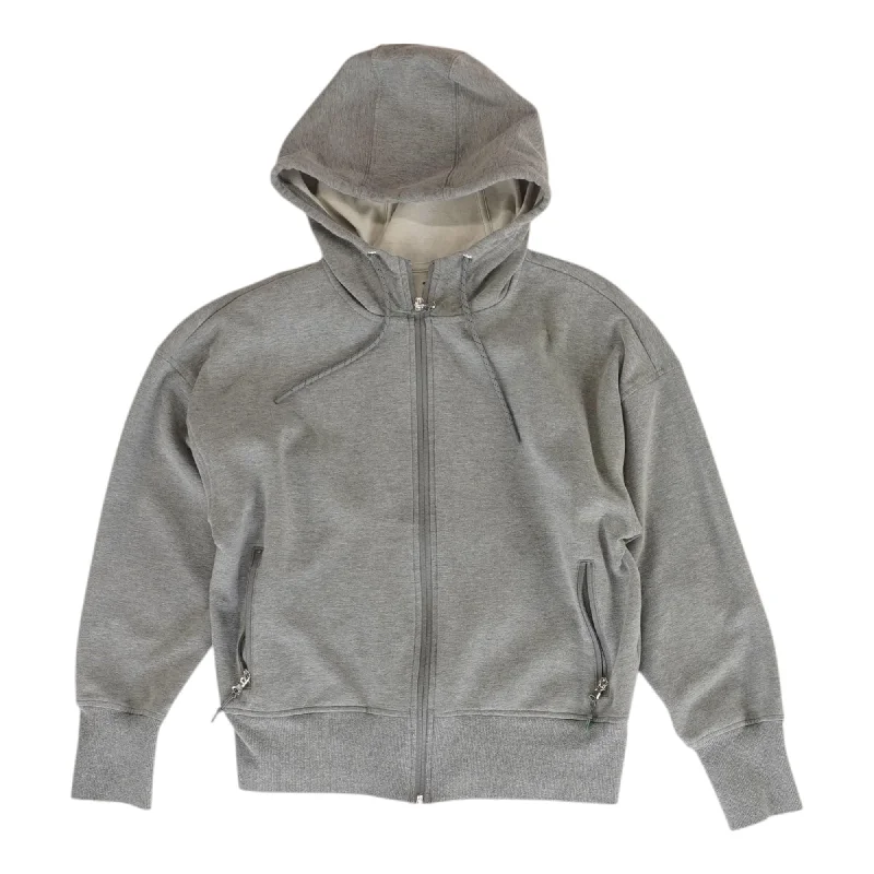 Gray Solid Lightweight Jacket