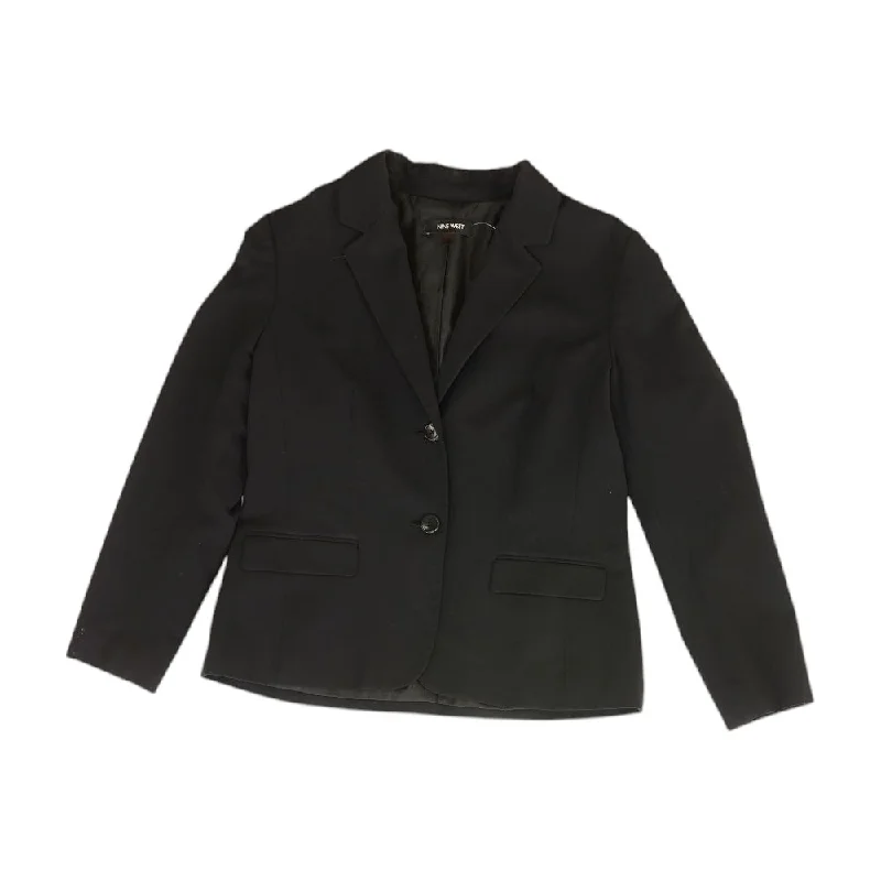 Black Solid Blazer