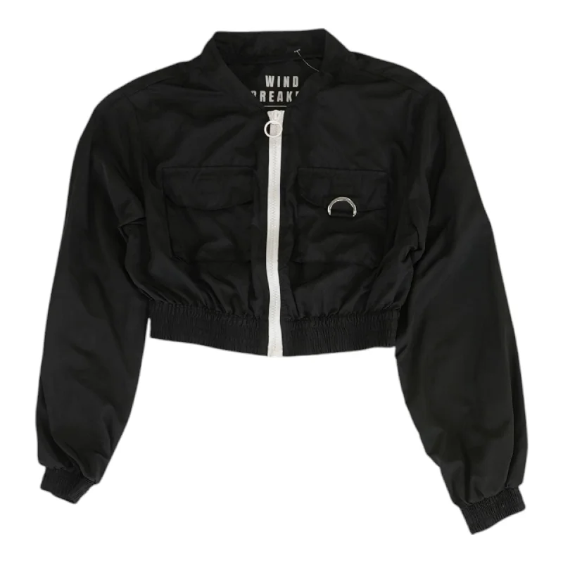 Black Solid Lightweight Jacket