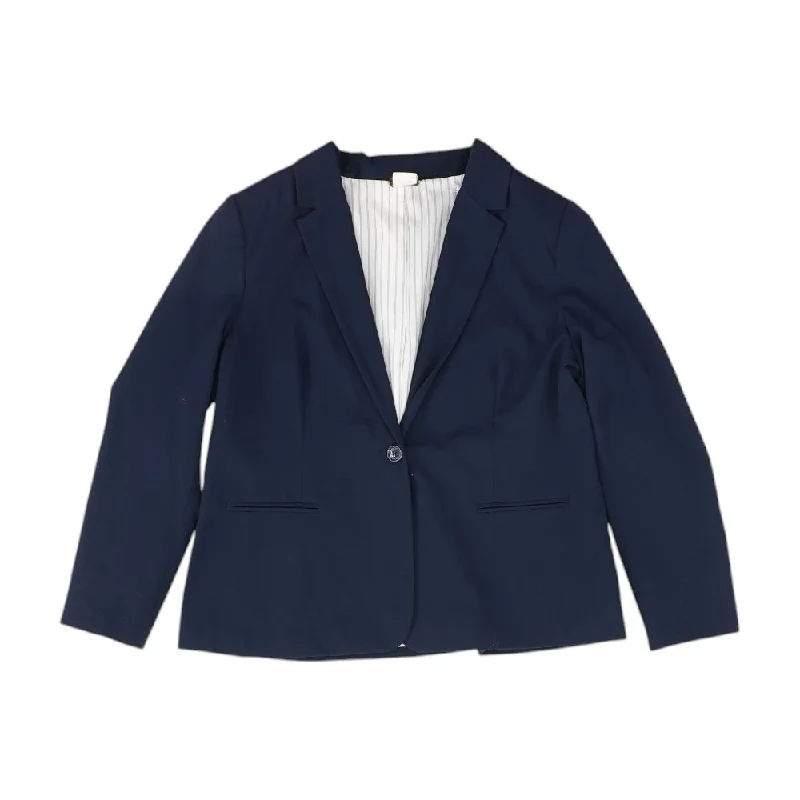 Navy Solid Blazer