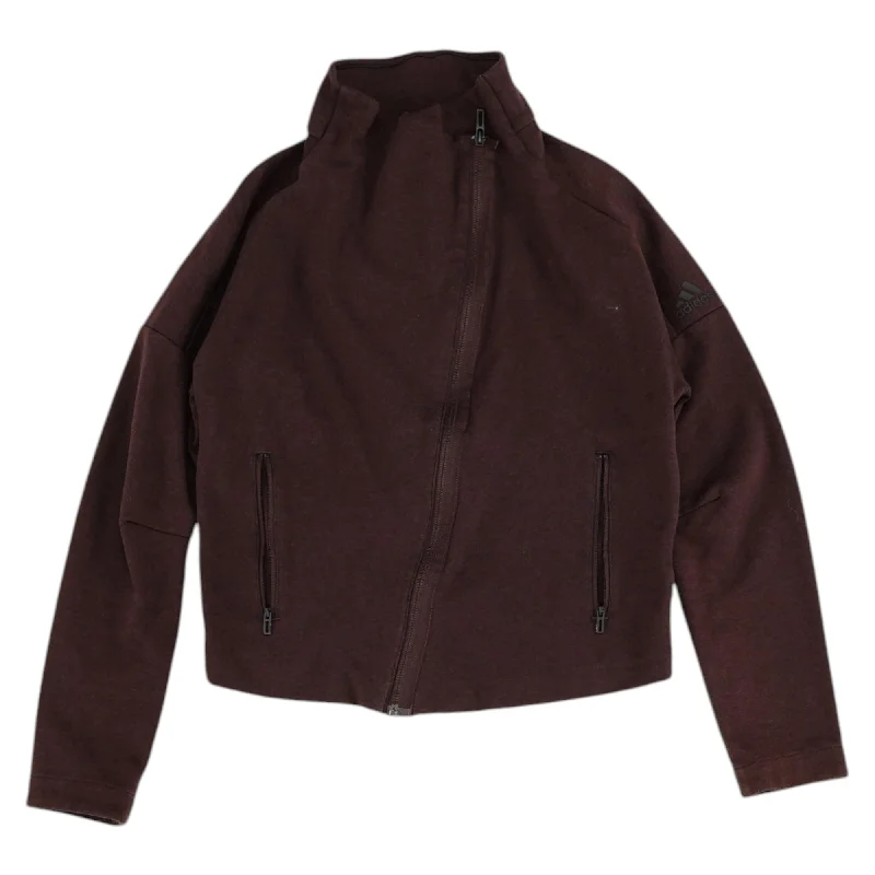 Burgundy Solid Lightweight Jacket