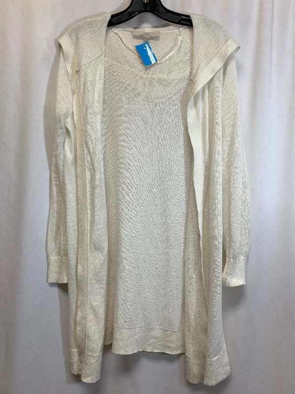 Cardigan By Loft In White, Size: M