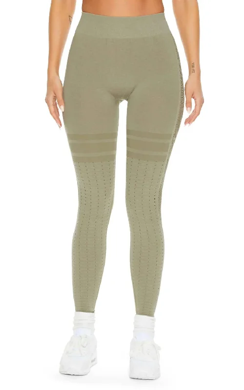 Game Day Seamless Leggings In Granite Melange