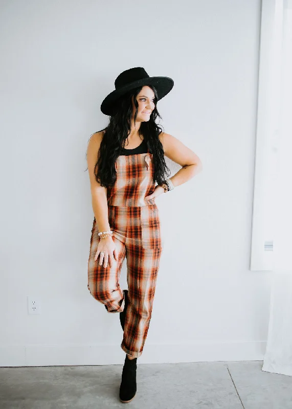 Plaid It's A Jumpsuit Overall Jumpsuit FINAL SALE