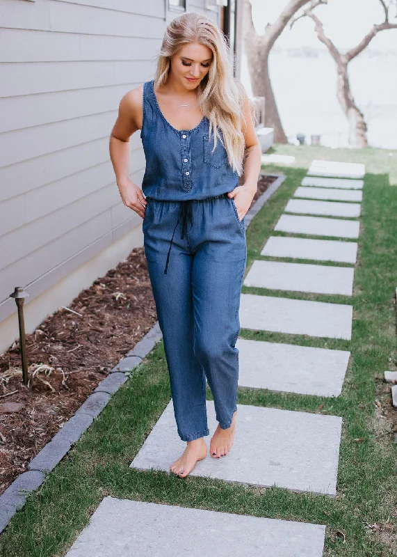 Everyday Ease Denim Jumpsuit