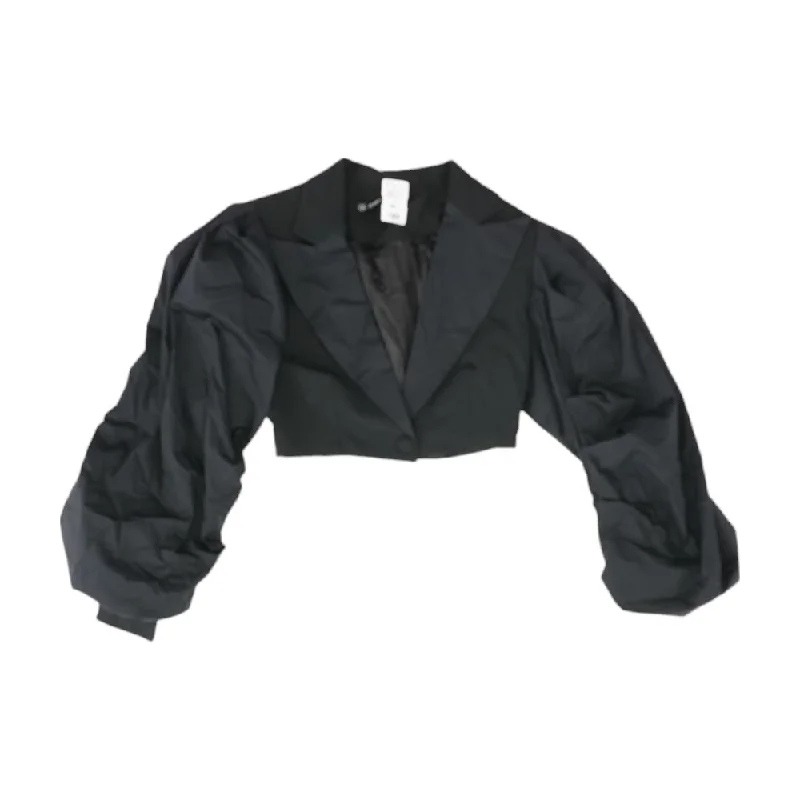 Black Solid Blazer