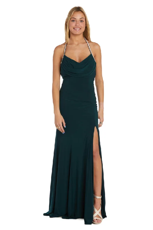 Morgan & Co 13138 Formal Prom Fitted Long Dress