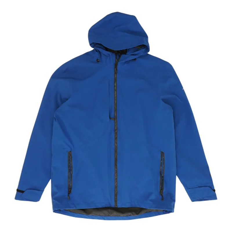 Blue Solid Lightweight Jacket