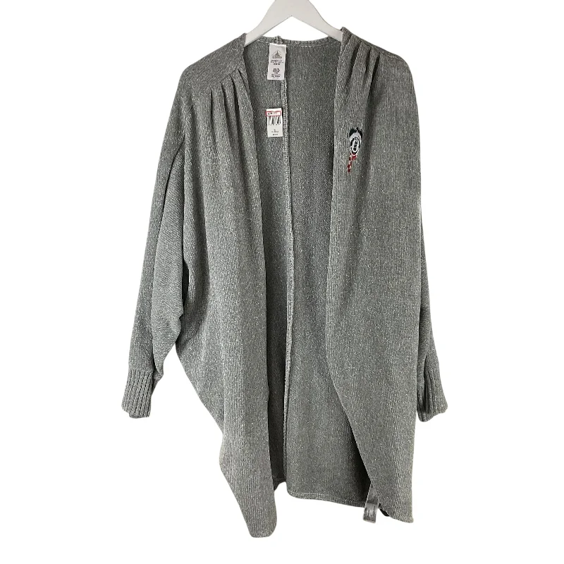 Sweater Cardigan By Disney Store In Grey, Size: Xl