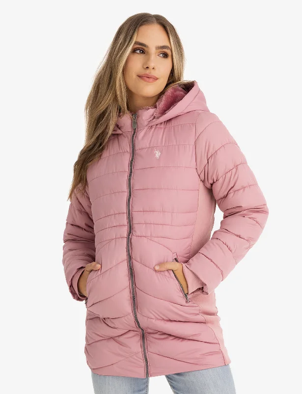 COZY HOODED PUFFER COAT