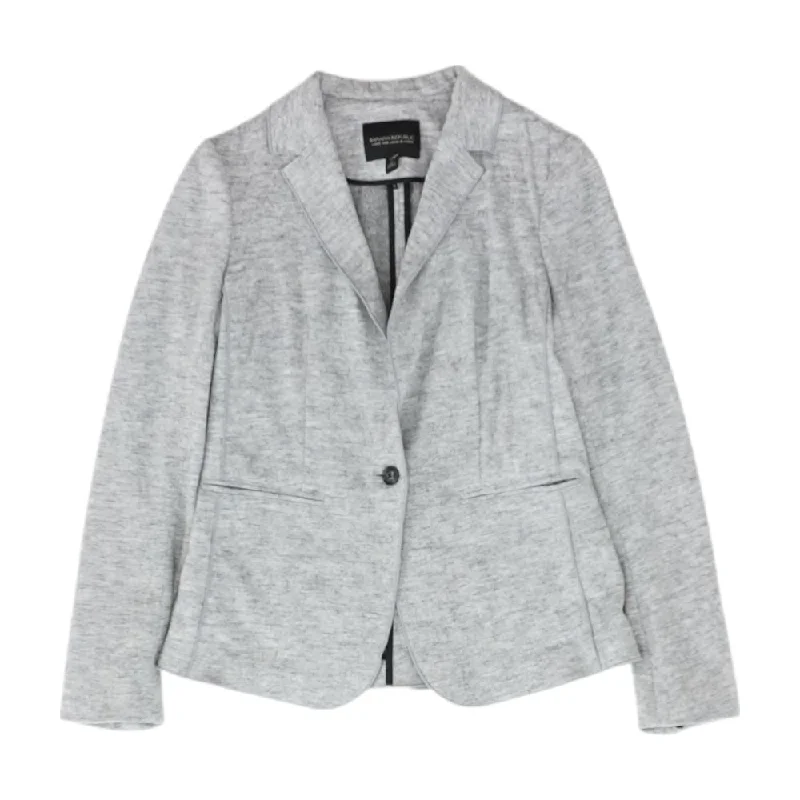 Gray Solid Blazer