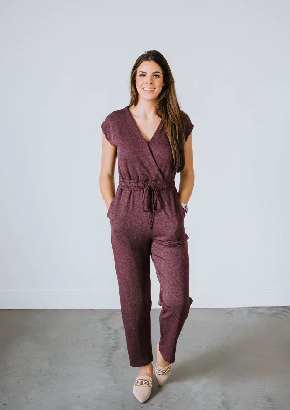 Mirabelle Surplice Jumpsuit