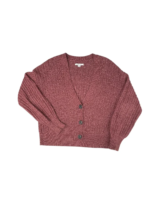 Cardigan By American Eagle In Red, Size: S