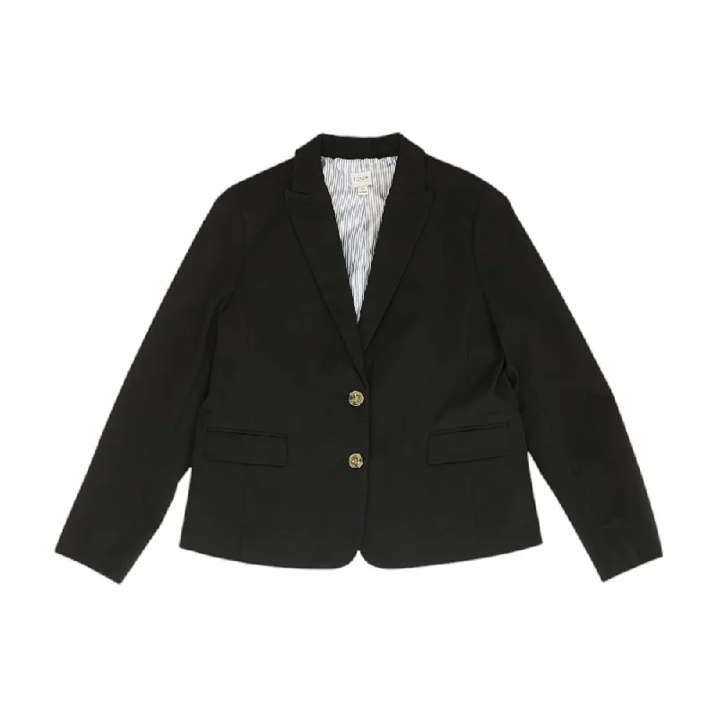 Black Solid Blazer