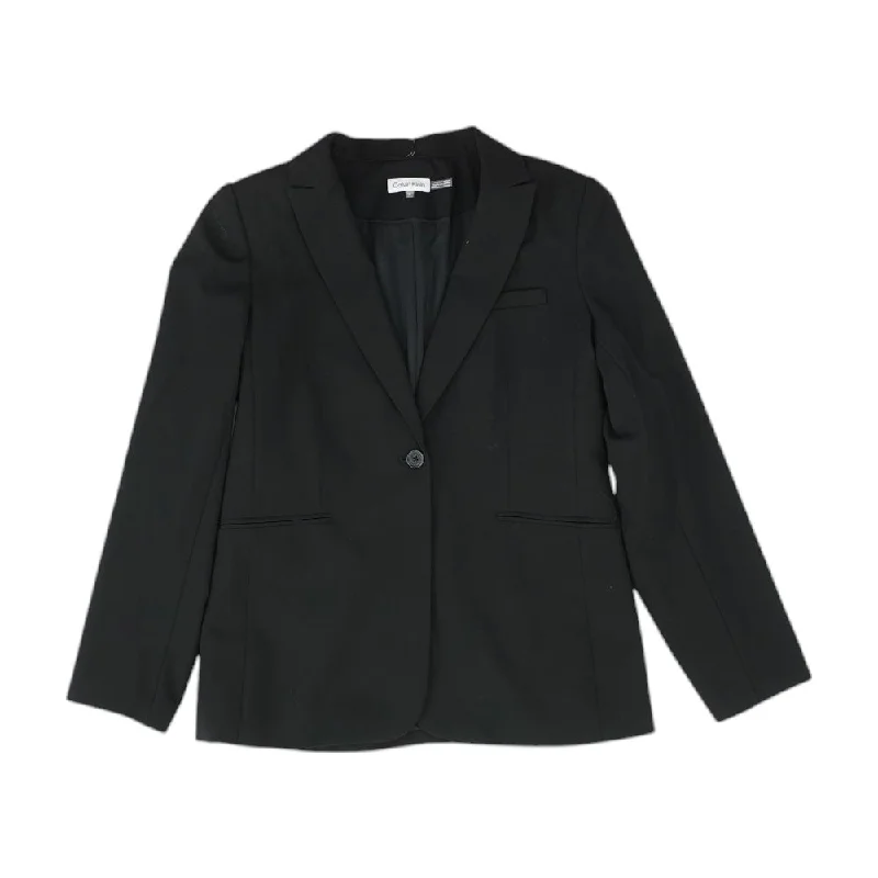 Black Solid Blazer