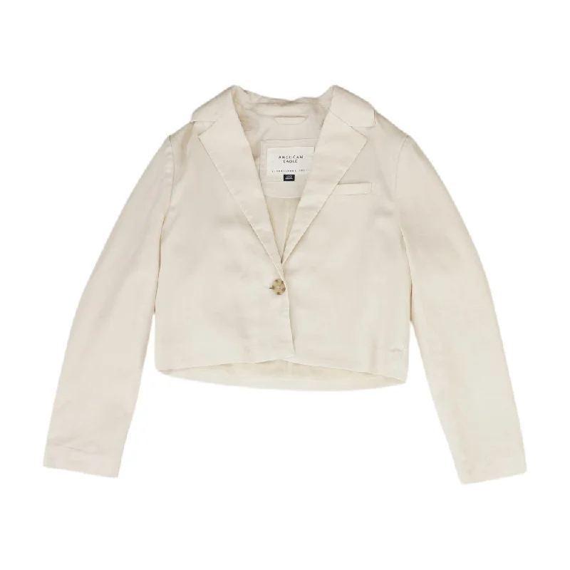 Ivory Solid Blazer