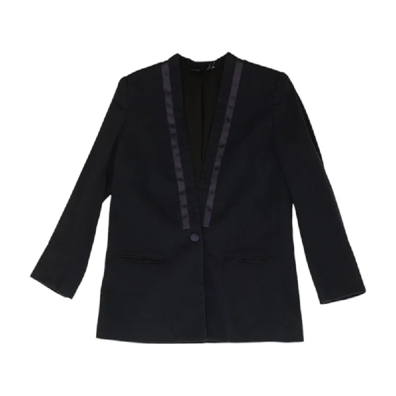 Navy Solid Blazer