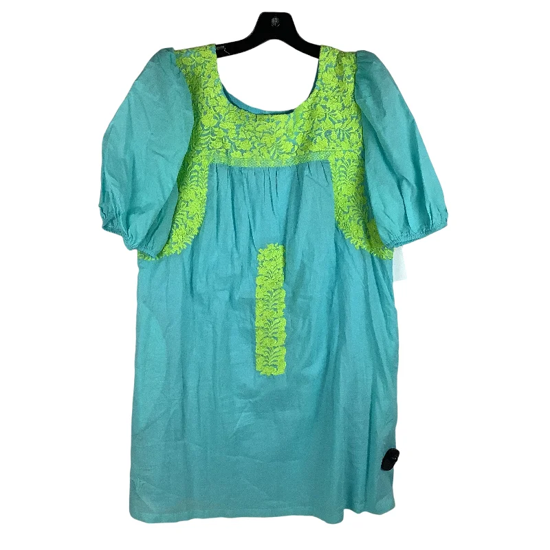 Dress Designer By Cmc In Blue & Green, Size: L