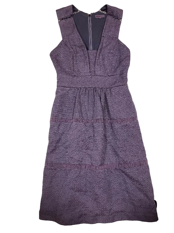 Dress Designer By Rebecca Taylor In Purple, Size: 2