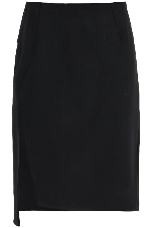 Versace Women's Asymmetric Midi Skirt