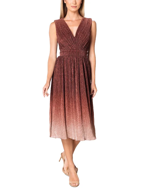 Ellery Womens Ombre Cutout Cocktail and Party Dress