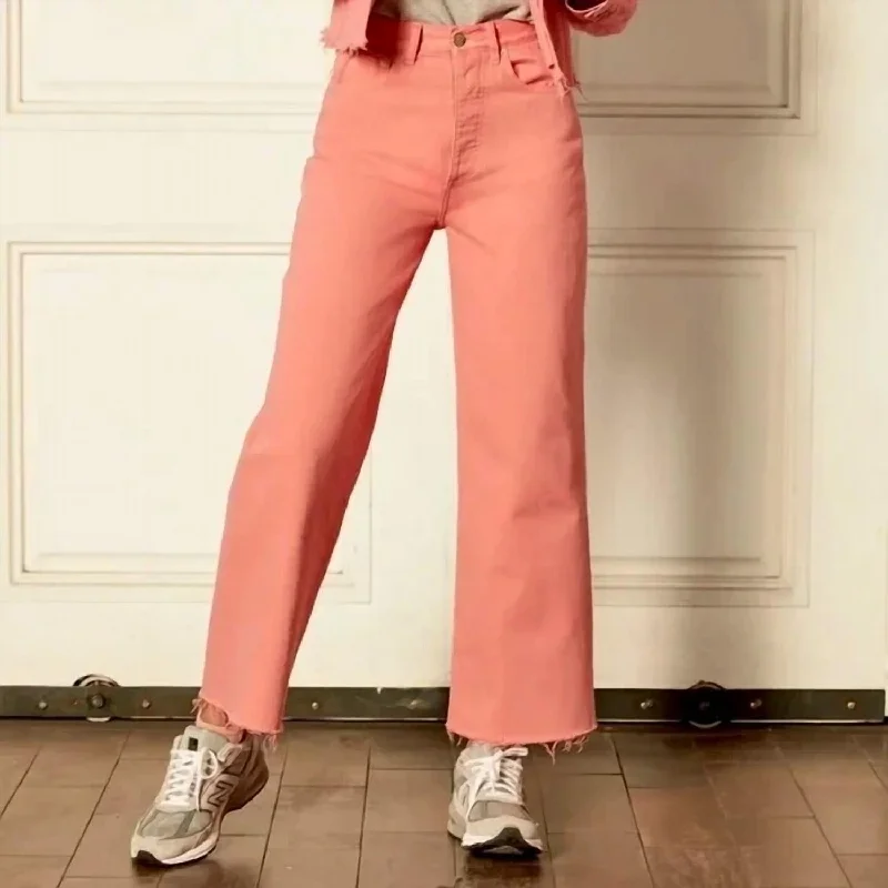 The Charley Wide Leg In Pretty In Pink