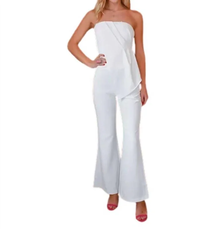 Wide Leg Pants In White