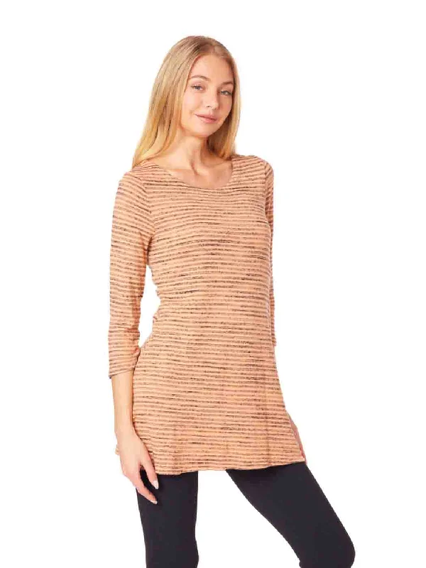 Tianello "Pique'" Knit Jersey Jacquard "Mara" Tunic