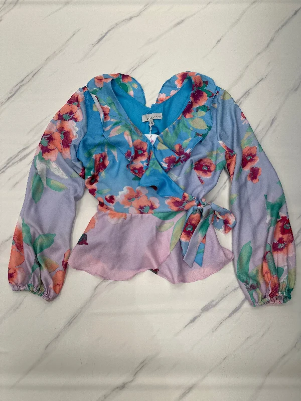 Top Long Sleeve By Cma In Floral Print, Size: M