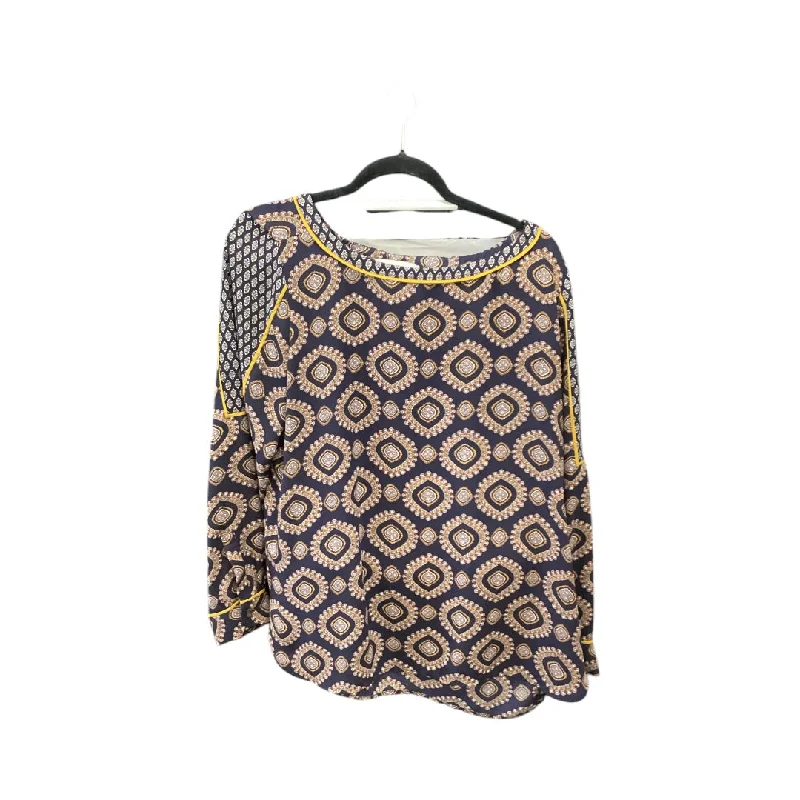 Top Long Sleeve By Loft In Blue, Size: L