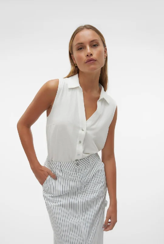 VERO MODA MYMILO SL VNECK SHIRT