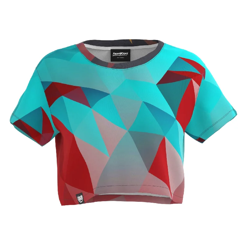 Cubes Mars Crop Top