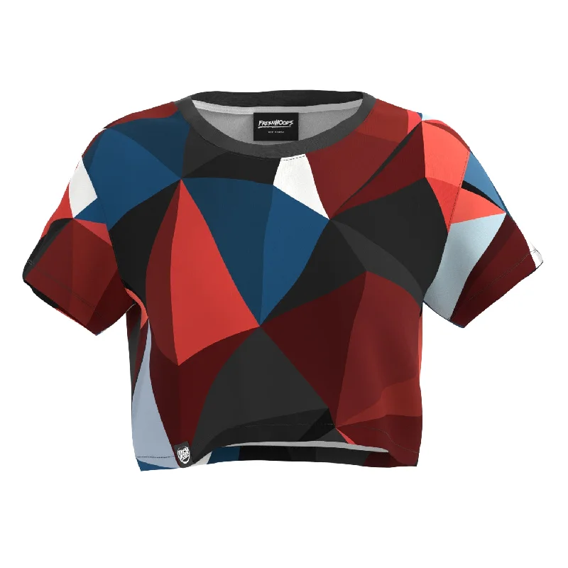 Cubes Sunset Crop Top