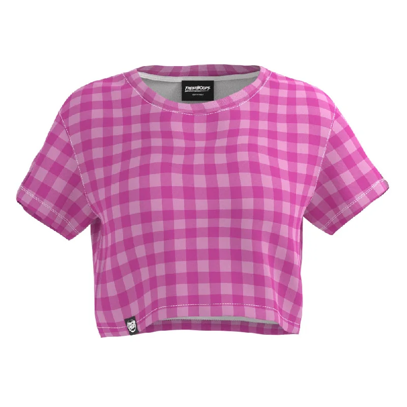 Pink Picnic Crop Top